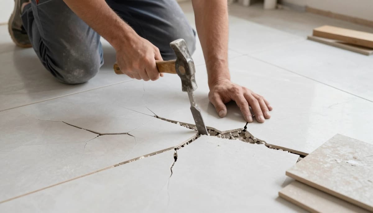 Hollow & Cracked Tile Replacement Works