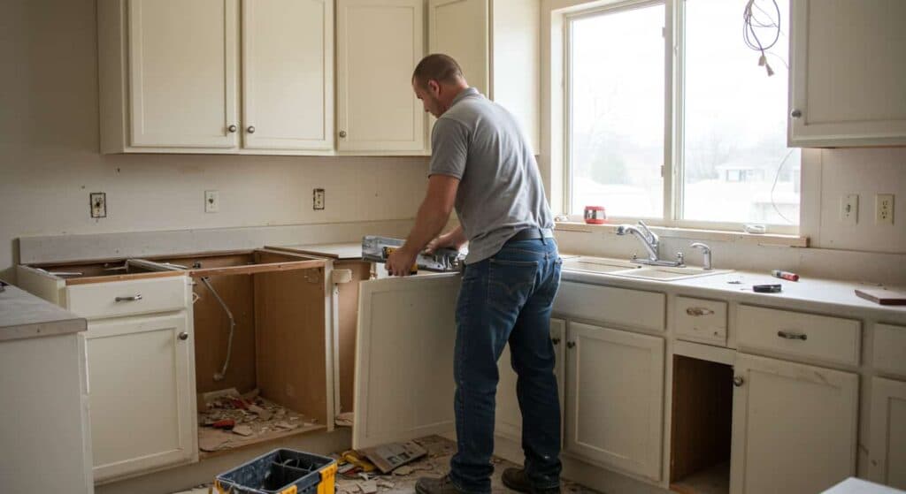 Kitchen Cabinet Demolition Works