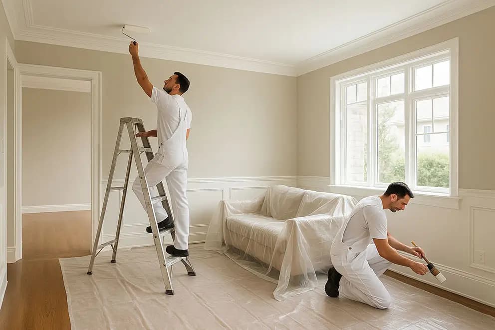 Anti-Mold Toilet & Kitchen Ceiling Painting