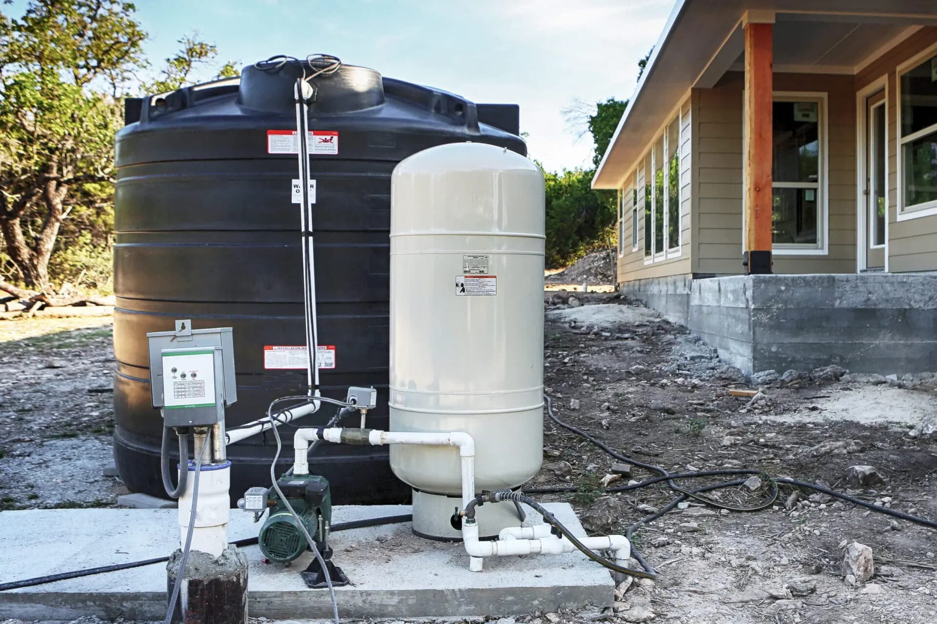 Clear Water Storage Tank & Pump Maintenance